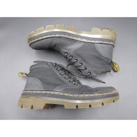 Dr. Martens Boots Mens 5 Bonny Chukka Black Ankle Rubber Soles Lace Up - Picture 7 of 9